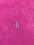 Sterling Silver Initial N Script Charm