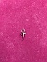 Sterling Silver Initial T Script Charm