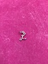 Sterling Silver Initial L Script Charm