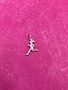 Sterling Silver Running Girl Charm