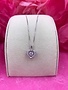 Sterling Silver Dancing Stone Heart Pendant