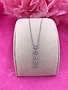 Silver Long Drop Pave Necklace Pendant Created with Swarovski Crystals