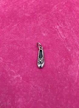 Sterling Silver Ballet Shoe Charm