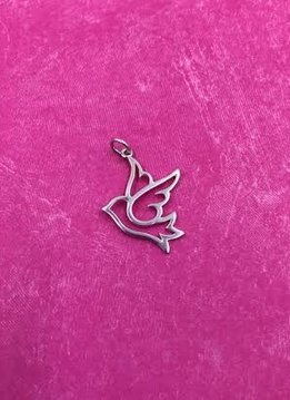 Sterling Silver Peace Dove Charm