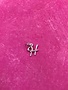 Sterling Silver Initial H Script Charm