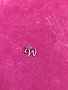 Sterling Silver Initial W Script Charm