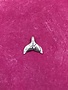 Sterling Silver Whale Tail Charm