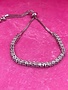 Silver AAA Cubic Zirconia Adjustable Bracelet