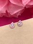 Rose Gold AAA Cubic Zirconia Tear Drop Earrings