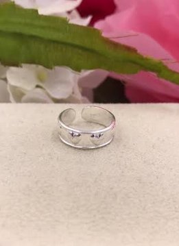 Sterling Silver Heart Toe Ring