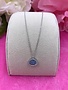 Italian Sterling Silver Blue Quartz Pendant