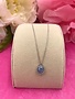 Italian Sterling Silver Blue Quartz Pendant