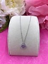 Italian Sterling Silver Purple Quartz Pendant