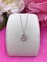 Italian Sterling Silver Orange Quartz Pendant