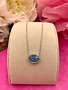 Italian Sterling Silver Blue Quartz Pendant