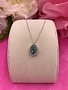 Italian Sterling Silver Green Quartz Pendant