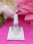 Italian Sterling Silver Moonstone Adjustable Ring