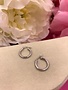 Italian Sterling Silver Tiny Hoops