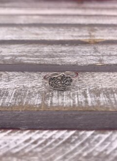 Sterling Silver Hand of Fatima Toe Ring