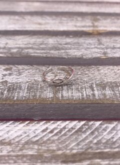 Sterling Silver Icthus Toe Ring