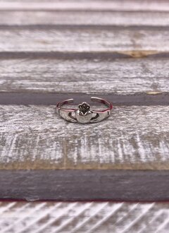 Sterling Silver Claddagh Toe Ring