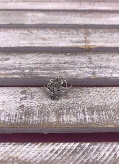 Sterling Silver Friendly Flowers Ring