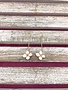 Gold and Pink Long Dangling Flower Earrings