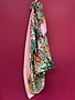 Pink Floral Print Large Square Scarf