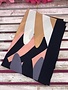 Fashionable Navy Print Square Scarf