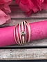 Gradiated Pink Snap Mini Layered Wrap Bracelet