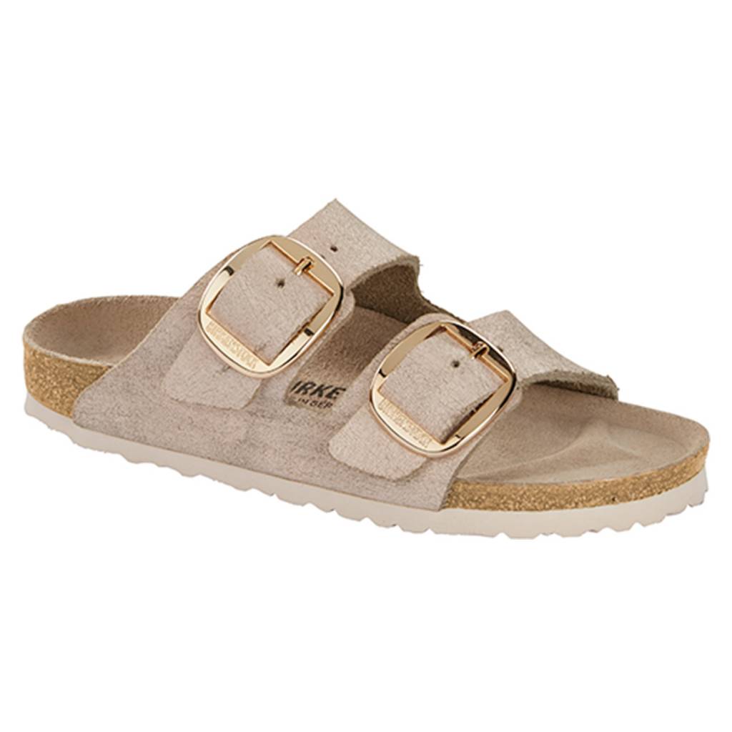 birkenstock big buckle black gold
