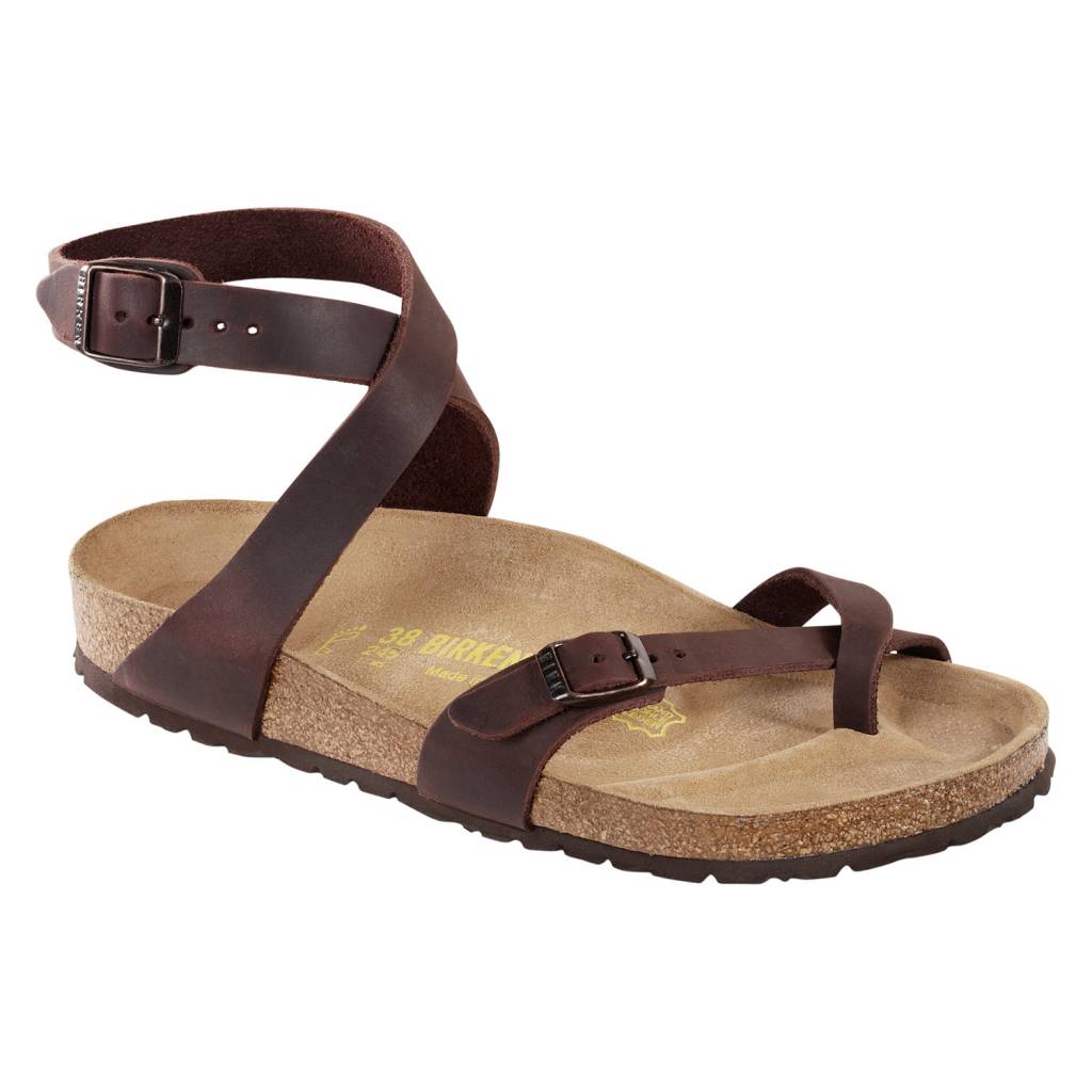 birkenstock yara tobacco oiled leather