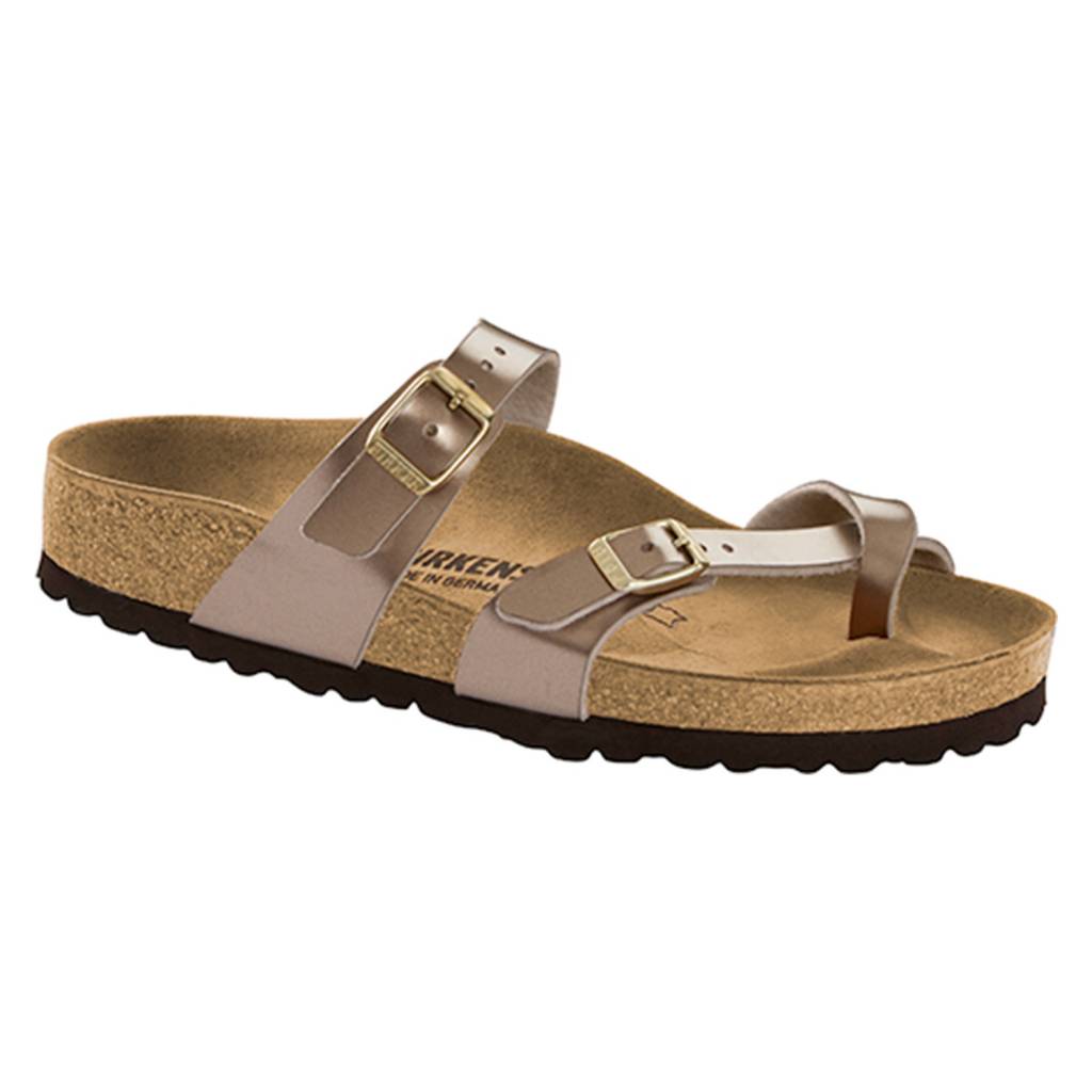 birkenstock mayari metallic taupe