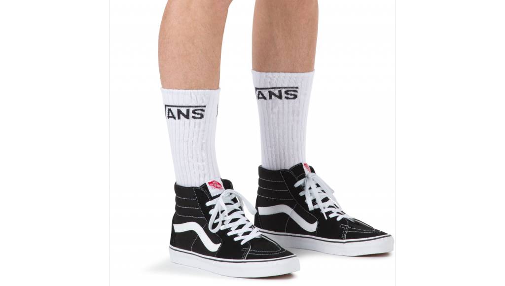 vans and white socks