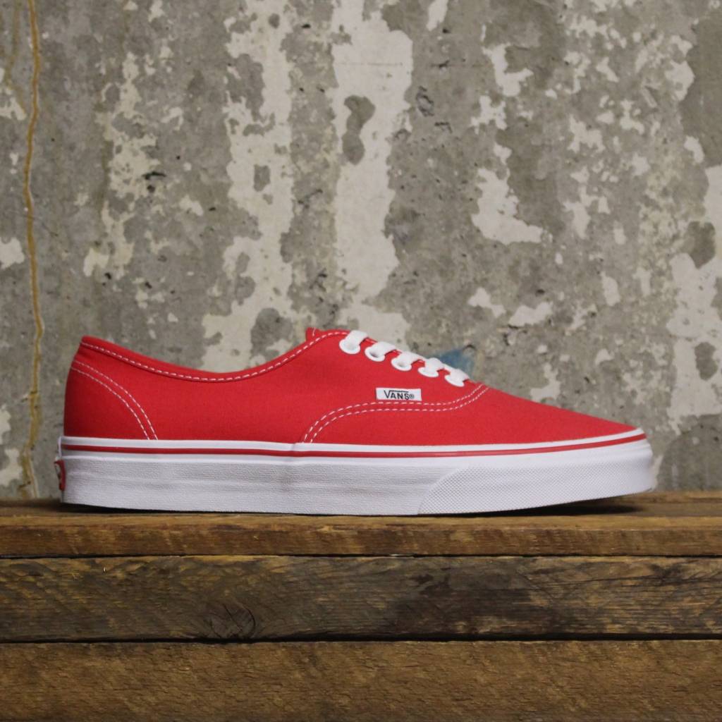 vans authentic classic red