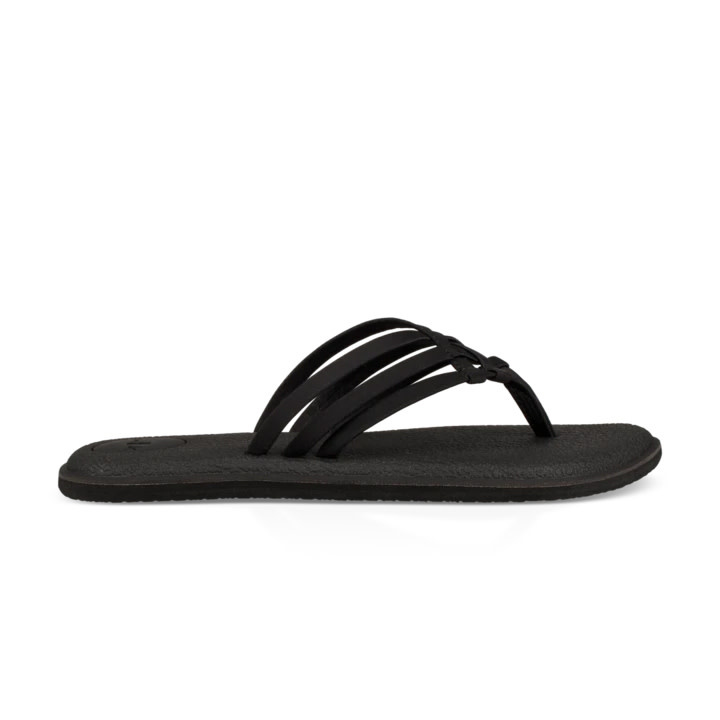 sanuk yoga salty black