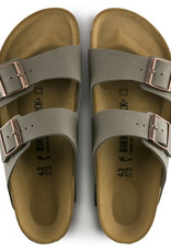 Birkenstock Birkenstock Arizona Birkibuc (Women - Narrow) - Stone