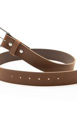 Fab Fab - Leather belt -Brown