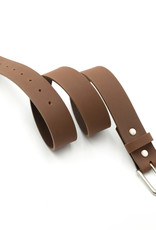 Fab Fab - Leather belt -Brown