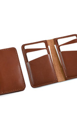 Fab Fab - Vertical leather wallet - Brown