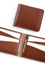 Fab Fab - Horizontal leather wallet - Brown