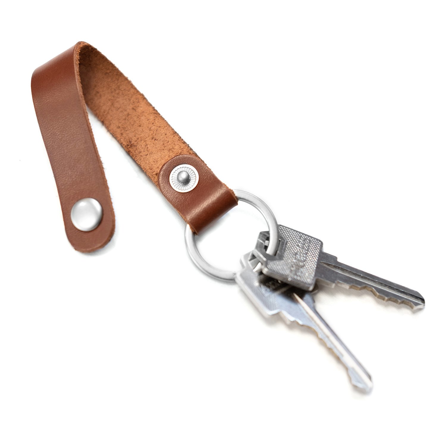Fab Fab - Leather key ring - Brown
