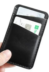 Fab Fab - Leather card holder - Black