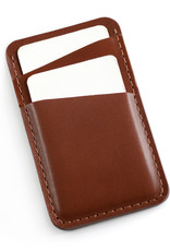 Fab Fab - Porte-cartes en cuir brun