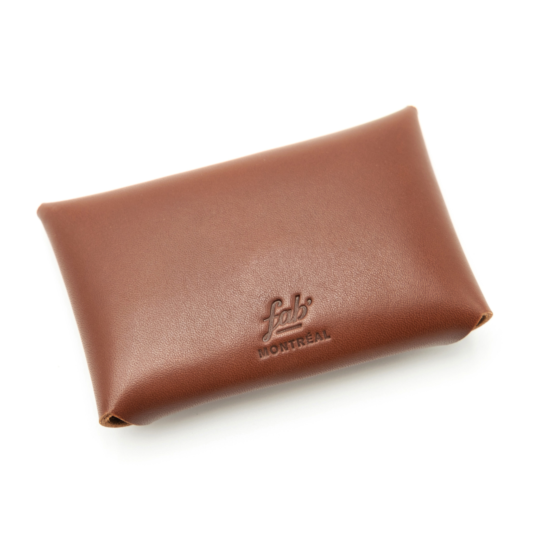 Fab Fab - Leather card holder - Brown