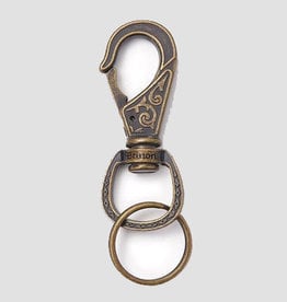 Brixton Brixton Scroll Keychain - Antique Bronze