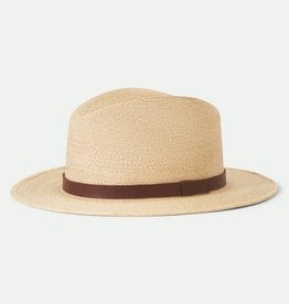 Brixton Brixton Messer Straw Fedora - Natural