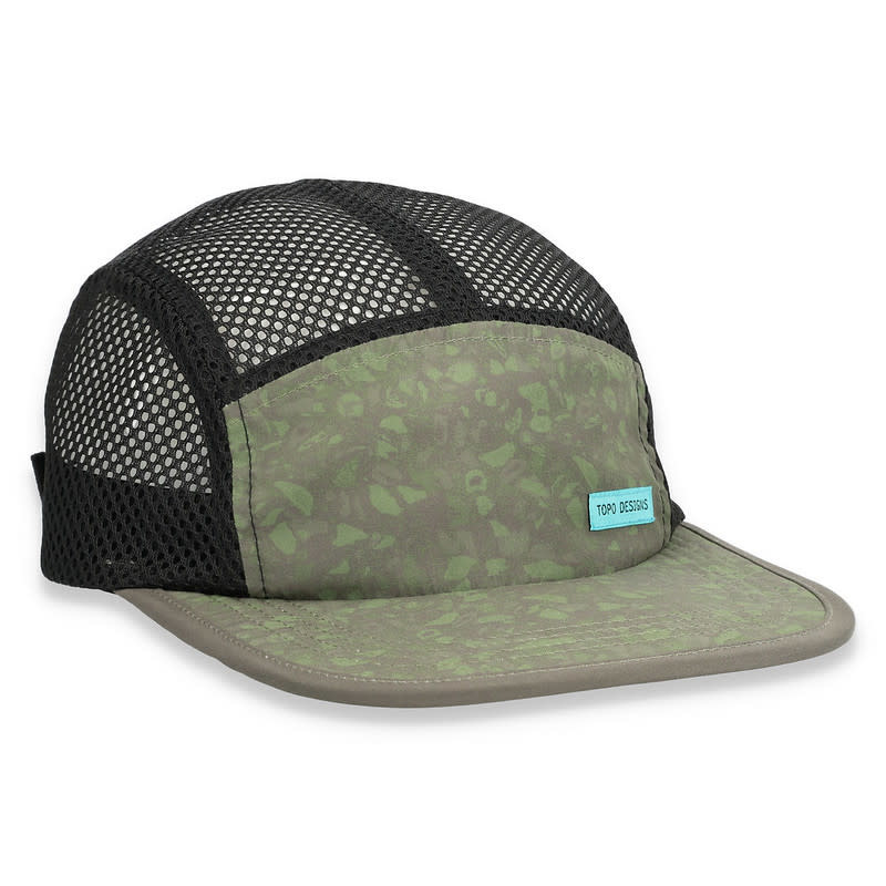 Topo Designs Global Hat Print - Olive Terrazzo