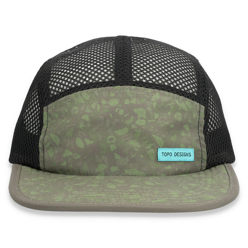 Topo Designs Topo Designs Global Hat Print - Olive Terrazzo