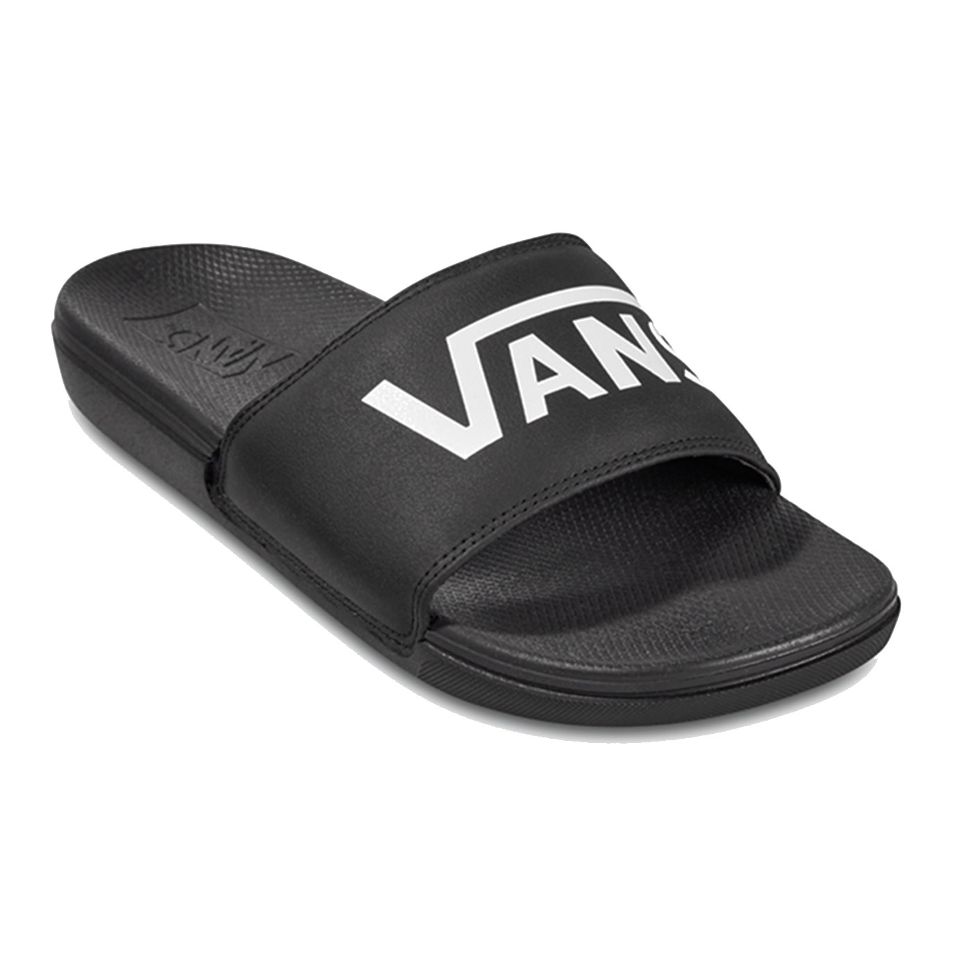 slide on black vans